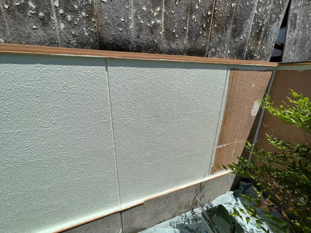 八尾市　外壁塗装　外塀塗装