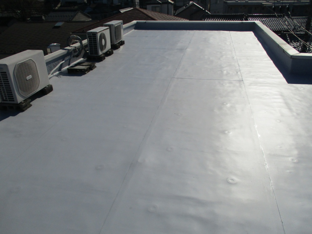 塩ビシート防水 機械固定